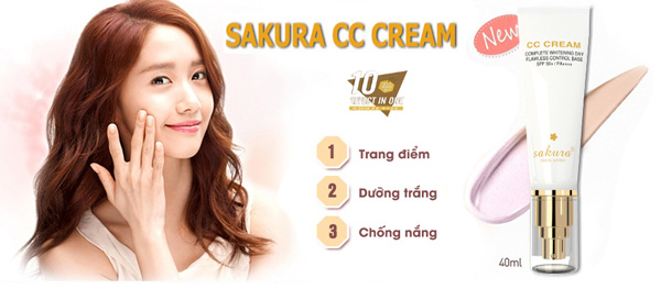 Bạn biết gì về dòng mỹ phẩm Sakura CC Cream?